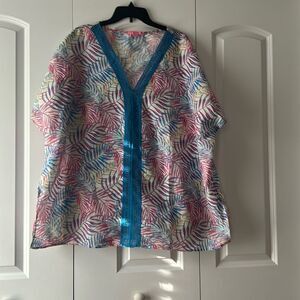 Simply Southern SWIM BEACH COVER UP Size Large/X-Large